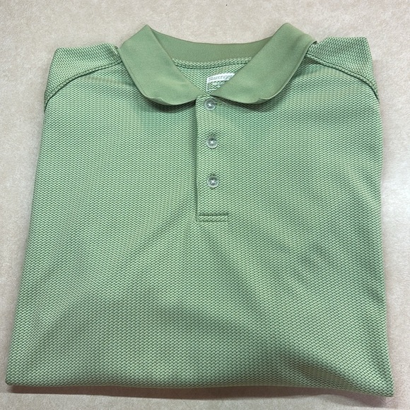Slazenger Lime Green Geometric Design Golf Polo XL - Picture 7 of 7